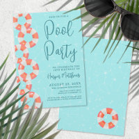 Sommer-Poolparty-Geburtstag Sweet 16