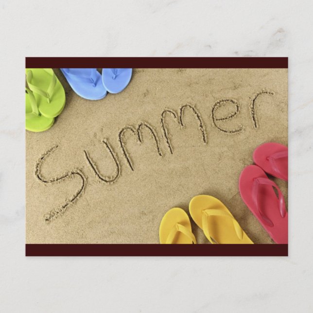 Sommer Postkarte (Vorderseite)