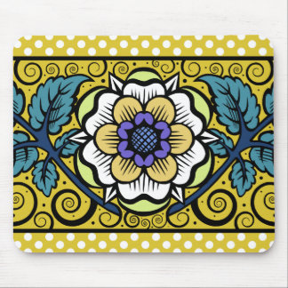 Sommer-Primel-große Blume - gelbes Mousepad