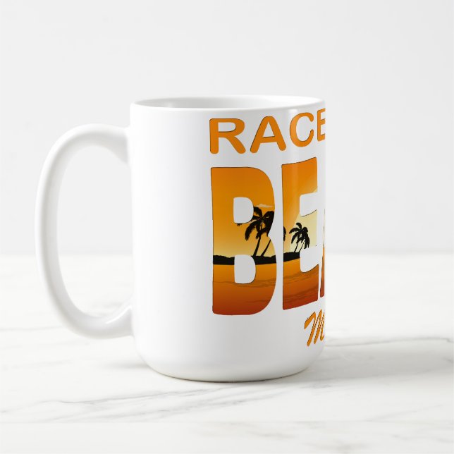 Sommer-Rennpunkt- Massachusetts  Kaffeetasse (Links)