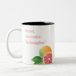 Sommer-Reset Zweifarbige Tasse
