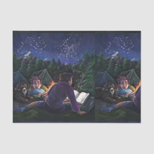 Sommer-Ritter Seidenpapier (Vorderseite)