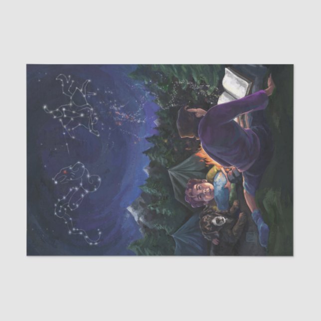 Sommer-Ritter Seidenpapier (Vorderseite)