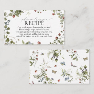 Sommer Rot Bitte Rezept beilegen Karte