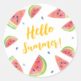 Sommer Runder Aufkleber