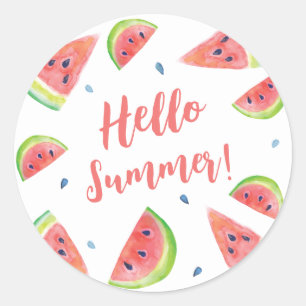 Sommer Runder Aufkleber