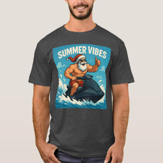 Sommer Santa Familie T-Shirt