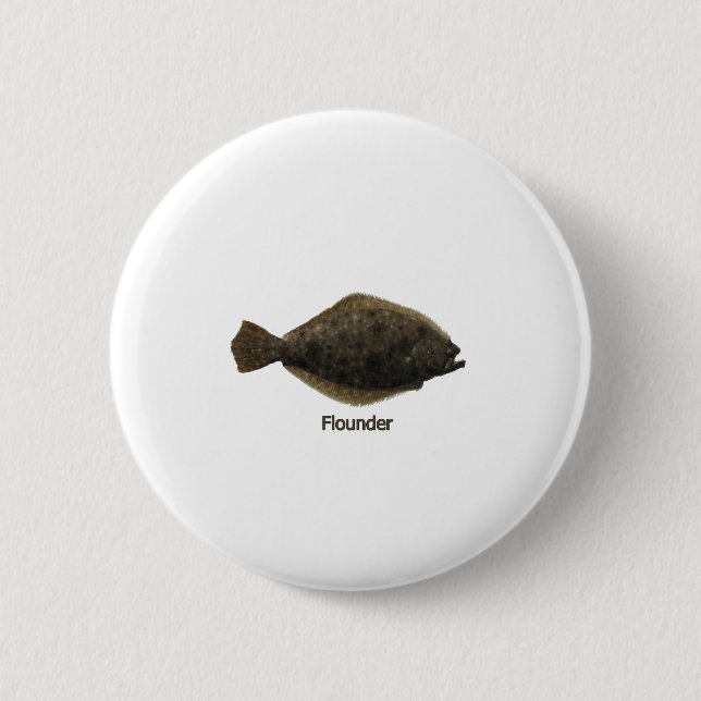 Sommer-Scholle (betitelt) Button (Vorderseite)
