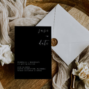 SOMMER SCHWARZ&WEISS SAVE THE DATE EINLADUNG