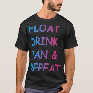 Sommer Schwimmbad Schwimmbad Schwimmbad Trinkwasse T-Shirt
