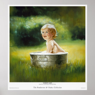 Sommer-Seifenlösungen Poster