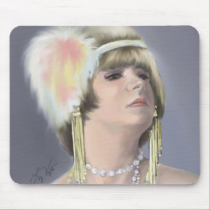 Sommer Sirene Portrait Mousepad