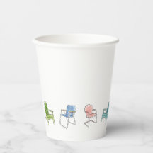 Sommer-Sitz-Spaß-Papierbecher
