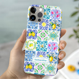Sommer sizilianische bunt azulejo Amalfi Mediterra Case-Mate iPhone Hülle