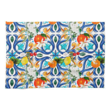 Sommer, sizilianische Fliesen, Majolika, Keramik F