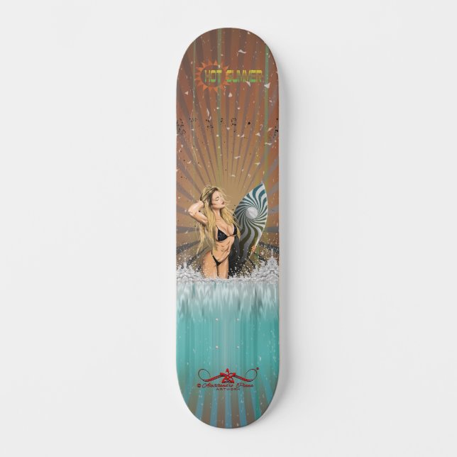 Sommer Skateboard (Vorderseite)