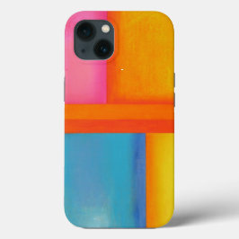 SOMMER, SONNE & SEE - Rosa Gelb Abstrakte Kunst Case-Mate iPhone Hülle