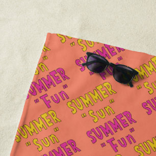 Sommer Sonne Sommer Spaß Strandtuch