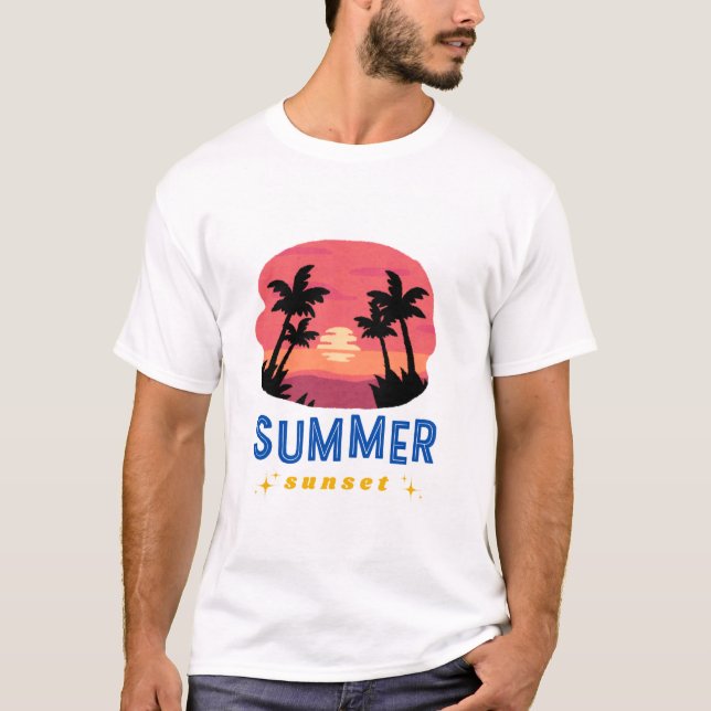 Sommer-Sonnen-Vibes T-Shirt (Vorderseite)