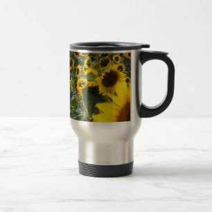 Sommer-Sonnenblume-Duschen-Pendler-Tasse Reisebecher