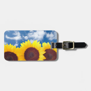 Sommer-Sonnenblume-Gepäckanhänger Gepäckanhänger