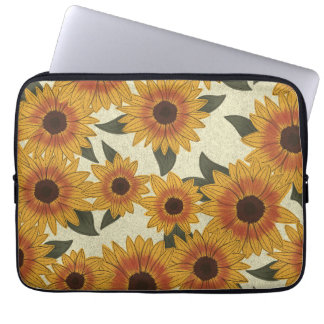 Sommer Sonnenblumen Laptopschutzhülle