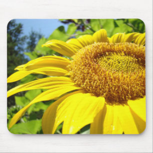 Sommer-Sonnenblumen-Mauspad Helle Gelbe Sonnenblum Mousepad