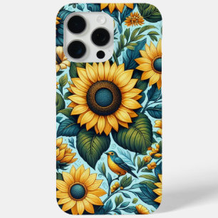 Sommer/Sonnenblumen/Vogel Case-Mate iPhone Hülle