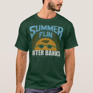 Sommer-Spaß OBX Outer Banks North Carolina Vintage T-Shirt