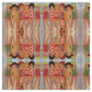 Sommer-Spaß-Papier-Puppen Stoff