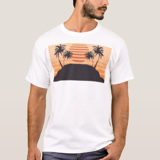 Sommer-Spaßsiebziger jahre T-Shirt