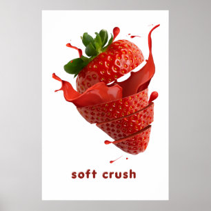 Sommer-Splash Obst Wandkunst Poster