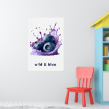 Sommer-Splash Obst Wandkunst Poster