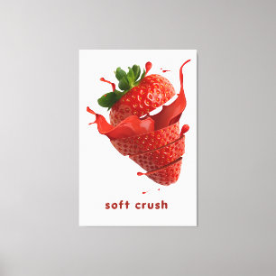Sommer-Splash Obst Wandkunst Poster Leinwanddruck