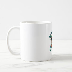 Sommer Stimmung Faultier Lustig Faul Schwimmen 2 Kaffeetasse