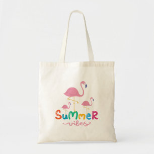 Sommer Stimmung Flamingos Damen Tragetasche