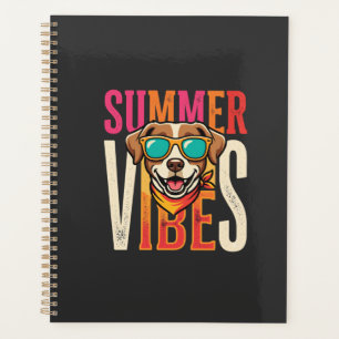 Sommer Stimmung Hund Sonnenbrille Planer