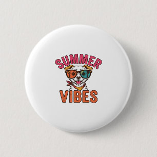 Sommer Stimmung Hund Sonnenbrille Vintage Shirt De Button