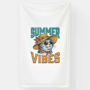 Sommer Stimmung Katze Vintage Gravur Design_1 Banner
