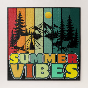 Sommer Stimmung Natur Camping Urlaub Abenteuer Puzzle