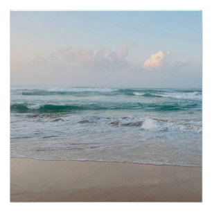 Sommer Stimmung   Ombre Strand Sonne & Sand Monogr Poster