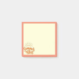 Sommer-Stimmung Post-it Notizen