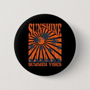 Sommer Stimmung, Sonnenuntergang Welle, Sonnensche Button