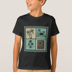 Sommer Stimmung, Sonnenuntergang Welle, Sonnensche T-Shirt