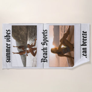 Sommer Stimmung Strand Sport Ozeanbrise Badetuch
