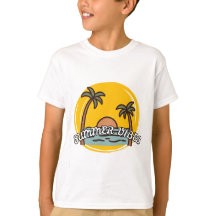 Sommer Stimmung Strand T-Shirt für Kinder