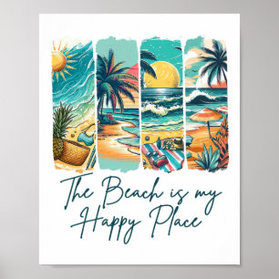 Sommer Stimmung Strandurlaub Der Strand ist mein g Poster