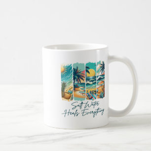 Sommer Stimmung Strandurlaub Salzwasser Heilt Jede Kaffeetasse