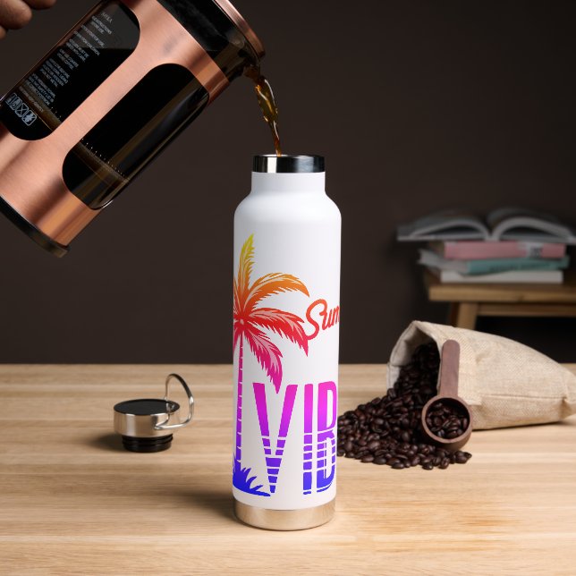 Sommer Stimmung Trinkflasche (Kaffee)