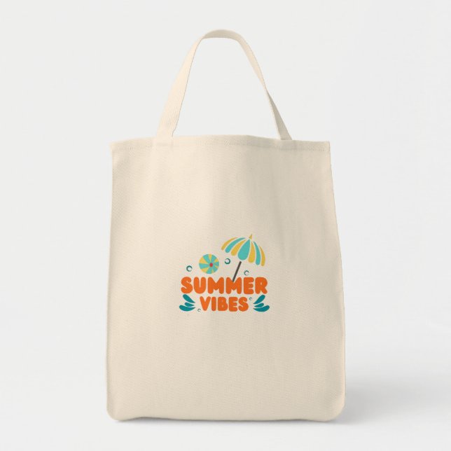 Sommer Stimmung Urlaub Tragetasche (Vorne)